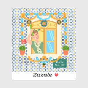 Saint John Portusese Festa Neighbor Aufkleber