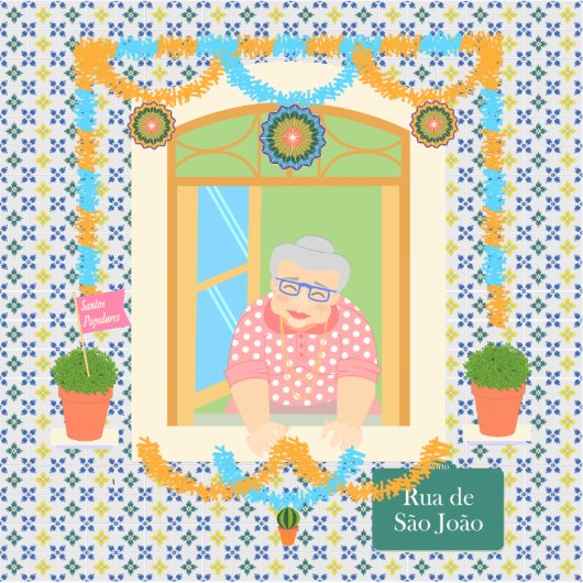 Saint John Portusese Festa Neighbor Aufkleber (Vorderseite)