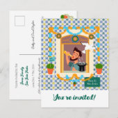 Saint John Portusese Festa Neighbor Einladungspostkarte (Vorne/Hinten)