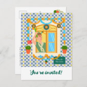 Saint John Portusese Festa Neighbor Einladungspostkarte (Vorne/Hinten)