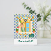 Saint John Portusese Festa Neighbor Einladungspostkarte (Stehend Vorderseite)