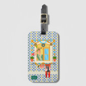 Saint John Portusese Festa Neighbor Gepäckanhänger (Vorderseite Vertikal)