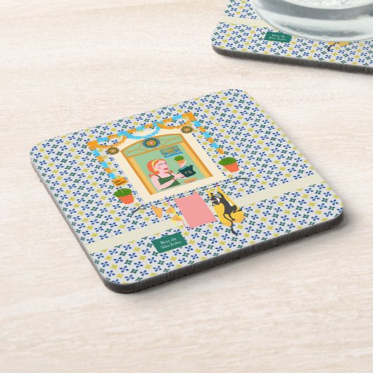 Saint John Portusese Festa Neighbor Getränkeuntersetzer (Linke Seite)