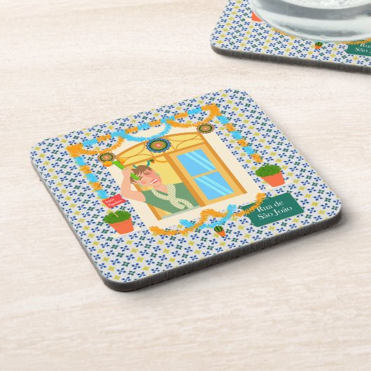 Saint John Portusese Festa Neighbor Getränkeuntersetzer (Linke Seite)