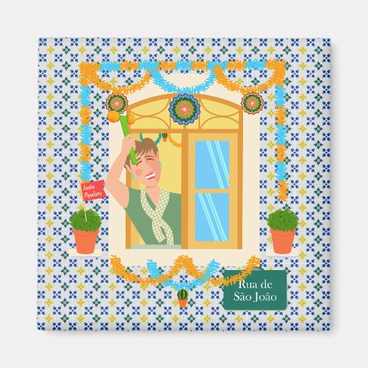 Saint John Portusese Festa Neighbor Magnet (Vorne)