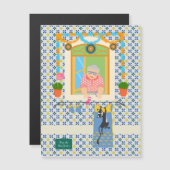 Saint John Portusese Festa Neighbor Magnetkarte (Vorne/Hinten)