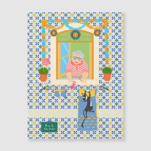 Saint John Portusese Festa Neighbor Magnetkarte