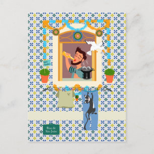 Saint John Portusese Festa Neighbor Postkarte