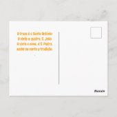 Saint John Portusese Festa Neighbor Postkarte (Rückseite)