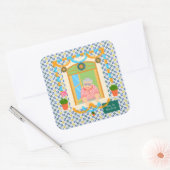 Saint John Portusese Festa Neighbor Quadratischer Aufkleber (Umschlag)