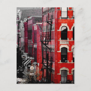 Saint John red Postkarte