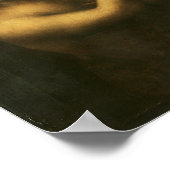 Saint John the Baptist by Leonardo da Vinci Poster (Ecke)