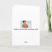 Saint John the Baptist Fine Art Greetings Card Karte (Rückseite)