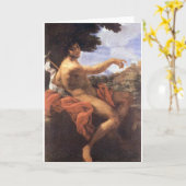 Saint John the Baptist Fine Art Greetings Card Karte (Gelbe Blume)