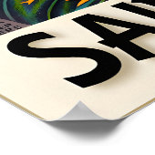 Saint John US Jungferninseln Karibik Reise Poster (Ecke)
