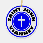 Saint John Vianney Keramik Ornament (Vorne)