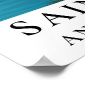 Saint John's Antigua and Barbuda Vintage Travel Poster (Ecke)