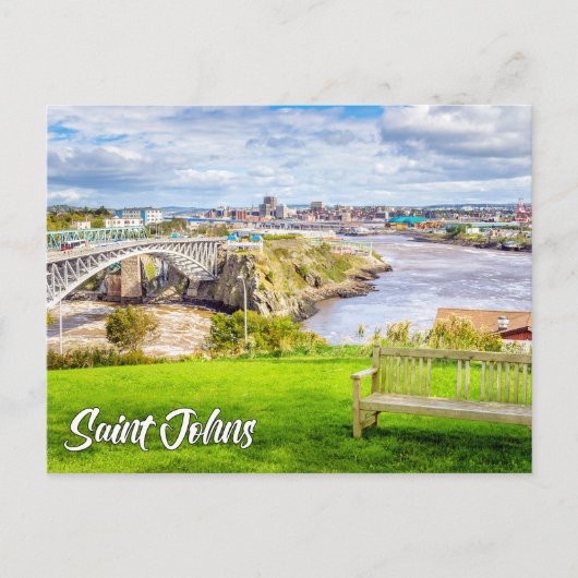 Saint Johns, New Brunswick, Kanada Postkarte (Vorderseite)