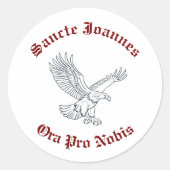 Saint John's Wine Stickers (Vorderseite)