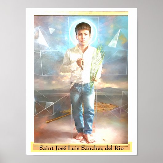 Saint José Luis Sánchez del Rio Card Poster (Vorne)