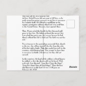 Saint José Luis Sánchez del Rio Card Postkarte (Rückseite)