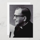 Saint Josemaria Escriva Einladung (Vorne/Hinten)