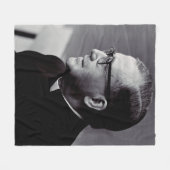 Saint Josemaria Escriva Fleecedecke (Vorderseite (Horizontal))