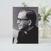 Saint Josemaria Escriva Premium Holy Card Dankeskarte (Stehend Vorderseite)