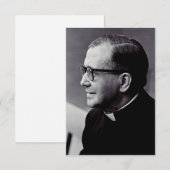 Saint Josemaria Escriva Premium Holy Card Dankeskarte (Vorne/Hinten)