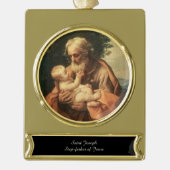 Saint Joseph Banner-Ornament Gold (Vorderseite)