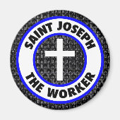 Saint Joseph der Arbeitnehmer Magnet (Vorne)