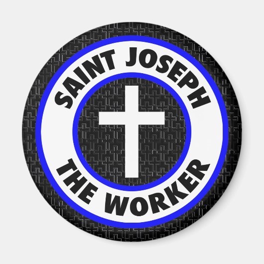 Saint Joseph der Arbeitnehmer Magnet (Vorne)
