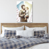 Saint Joseph der Beschützer Leinwanddruck (Insitu (Schlafzimmer))