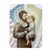 Saint Joseph der Beschützer Magnet (Vertikal)