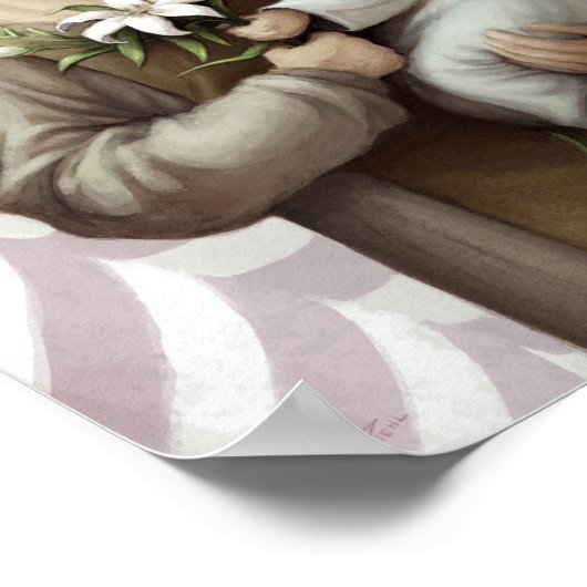 Saint Joseph der Beschützer Poster (Ecke)