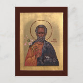 Saint Joseph die Betrothed-Gebetskarte Postkarte (Vorderseite)