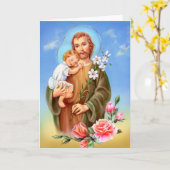 "Saint Joseph feast day" "little saints of spring" Karte (Gelbe Blume)