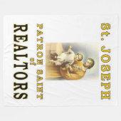 SAINT JOSEPH FLEECEDECKE (Vorderseite (Horizontal))