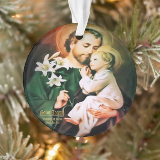 Saint Joseph, Guardian of Jesus Ornament (Baum)