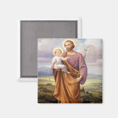Saint Joseph Magnet (Vorderseite/Rückseite)