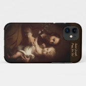 Saint Joseph mit Christus Kind Case-Mate iPhone Hülle (Rückseite (Horizontal))