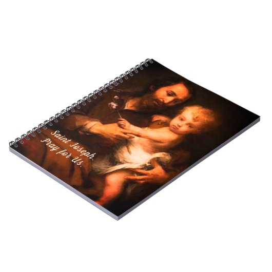 Saint Joseph mit Christus Kind Notizblock (Linke Seite)