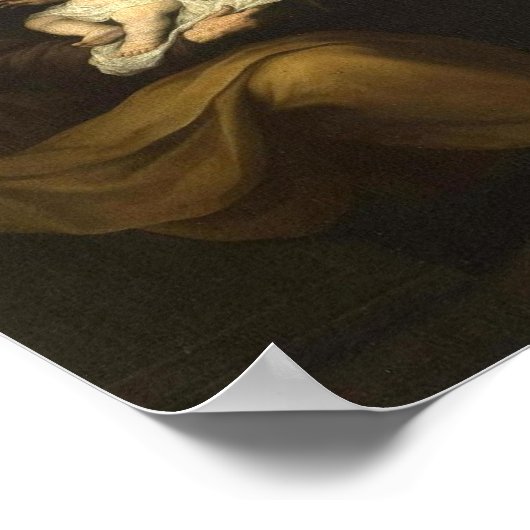 Saint Joseph mit Kind Poster (Ecke)