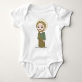 Saint Joseph Niedlich katholisch Baby Strampler (Vorderseite)