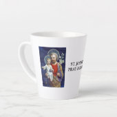 SAINT JOSEPH PRAY FÜR UNS MILCHTASSE (Linke Ecke)