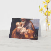Saint Joseph - Saint Day Malerei Karte (Gelbe Blume)