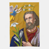 Saint Joseph San Jose Geschirrtuch (Vertikal)