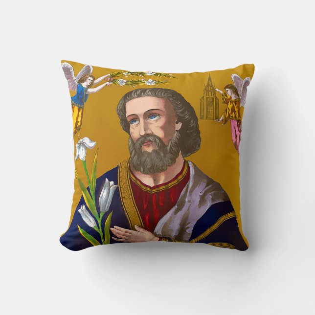 Saint Joseph San Jose Kissen (Vorderseite)