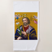 Saint Joseph San Jose Strandtuch (Vorderseite)