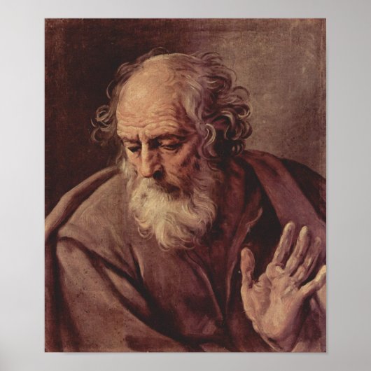 Saint Joseph von Guido Reni Poster (Vorne)